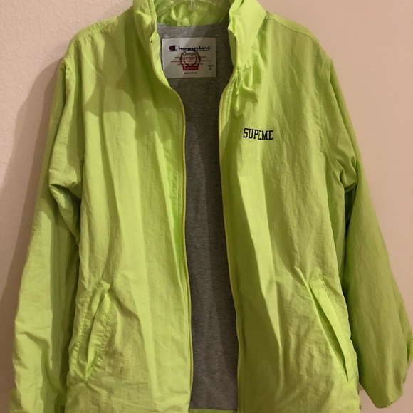 supreme x champion jacket ss18